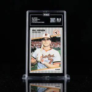 BILL RIPKEN 1989 FLEER FF VARIATION front